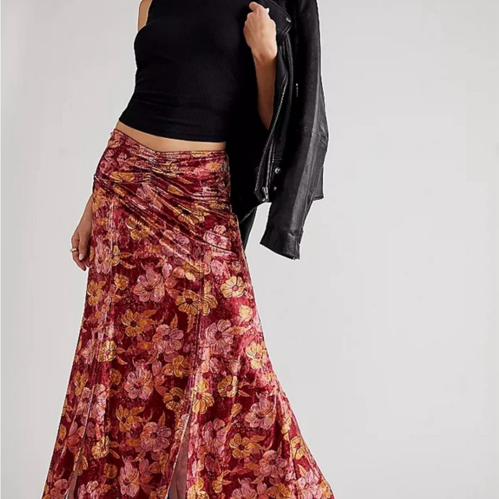 NWOT, Free People CARPE DIEM CONVERTIBLE MAXI SKIRT